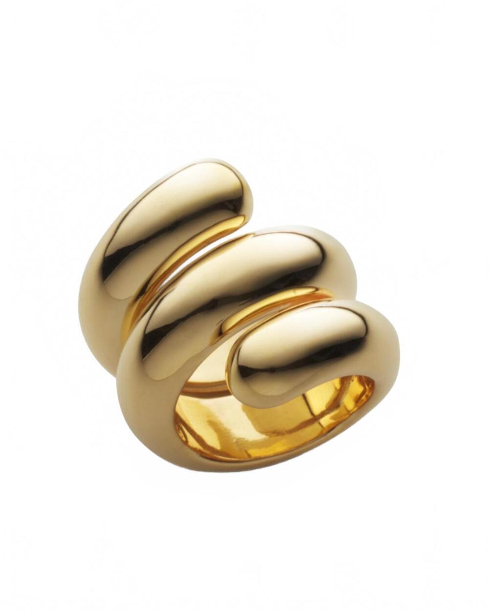 NEW UNCOMMON MATTERS women's nebula ring in gold